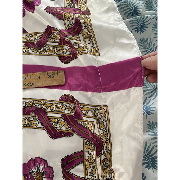 Vintage Winlar Caftan OS Kaftan Ribbon Floral Maxi Dress Boho Beach Mrs Roper - Picture 13 of 14